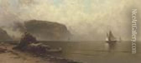 Seascape, Grand Manan Oil Painting - Alfred Thompson Bricher