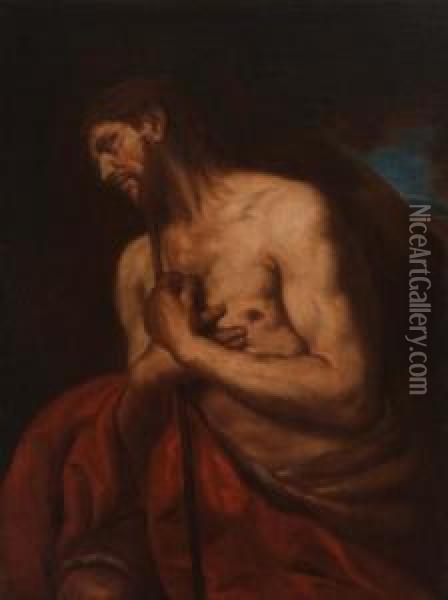 San Giovanni Battista Oil Painting - Johann Karl Loth