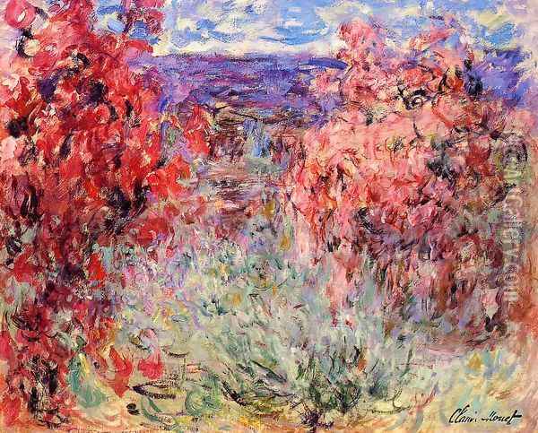 Flowering Trees Near The Coast Oil Painting - Claude Oscar Monet