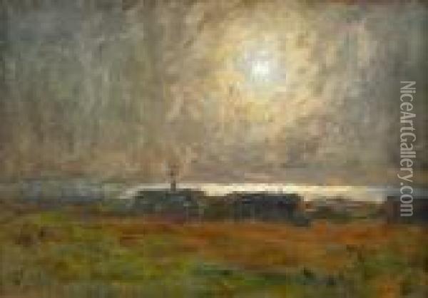 Landskap Fran Segerstad Oil Painting - Per Ekstrom