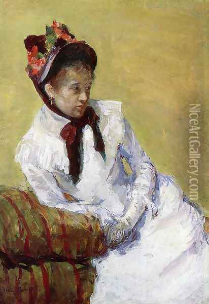 Portrait Of The Artist Oil Painting - Mary Cassatt