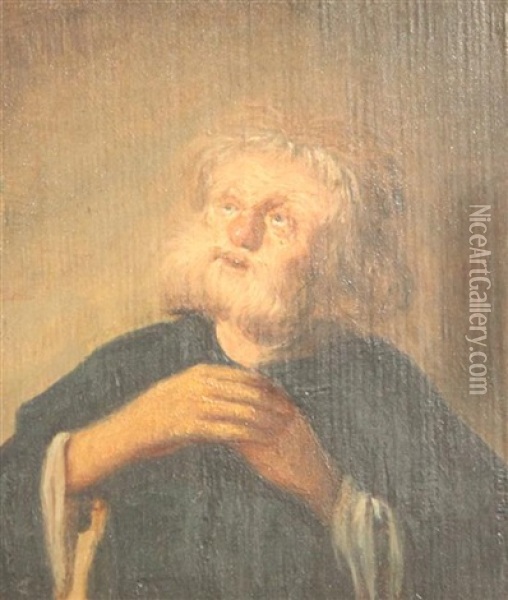 Portrait Of St. Peter Penitent Oil Painting -  Rembrandt van Rijn