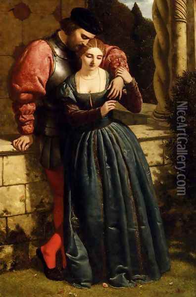 The Betrothal Oil Painting - Frederick Richard Pickersgill
