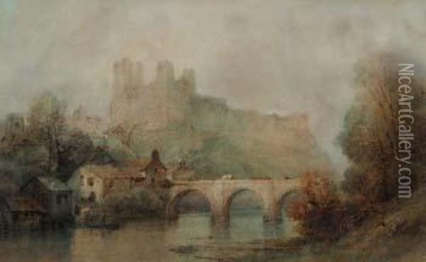 Richmond Castle Oil Painting - Paul Marny