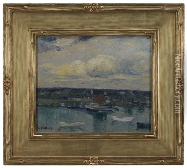 Calm Harbor Oil Painting - Charles Salis Kaelin