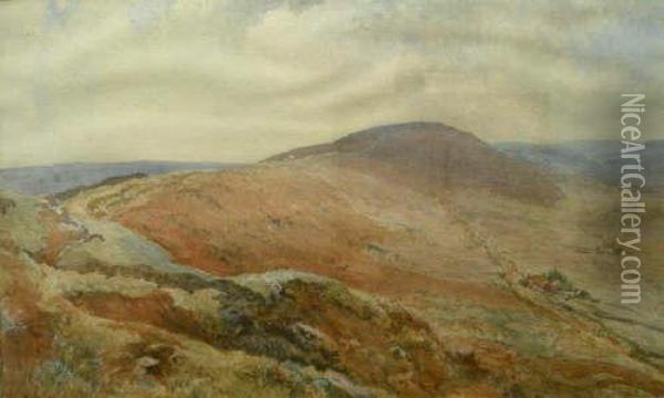 Castleton Riggs Yorkshire Oil Painting - George Weatherill