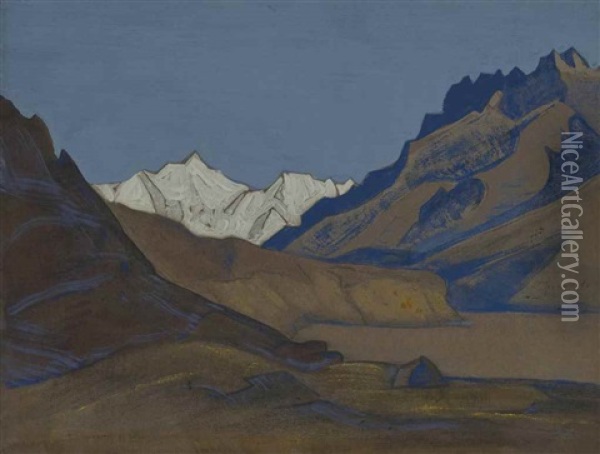 Sasser Oil Painting - Nikolai Konstantinovich Roerich