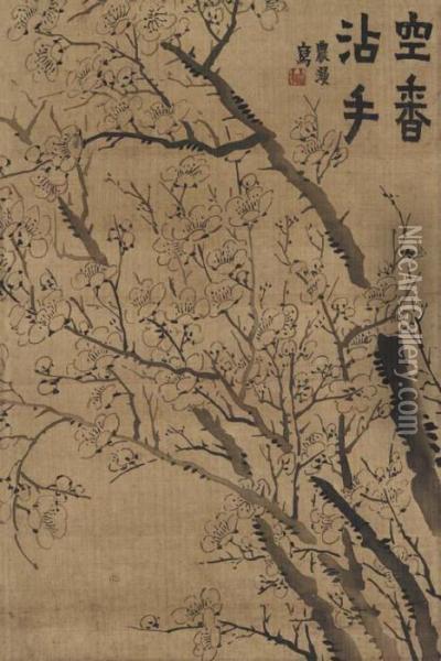 The Scent Of Plum Blossoms Oil Painting - Jin Nong