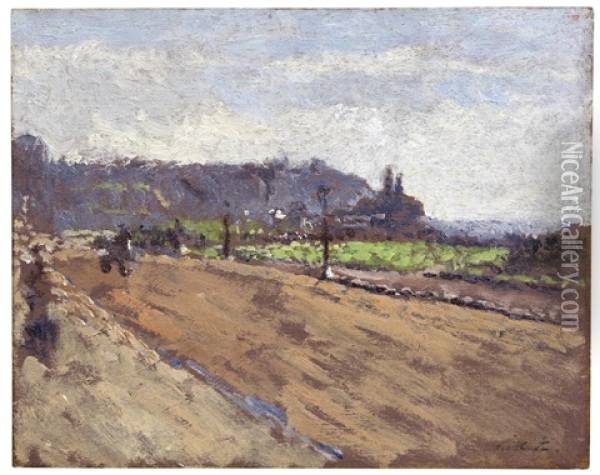 Road To The Casino, Dieppe Oil Painting - Walter Sickert