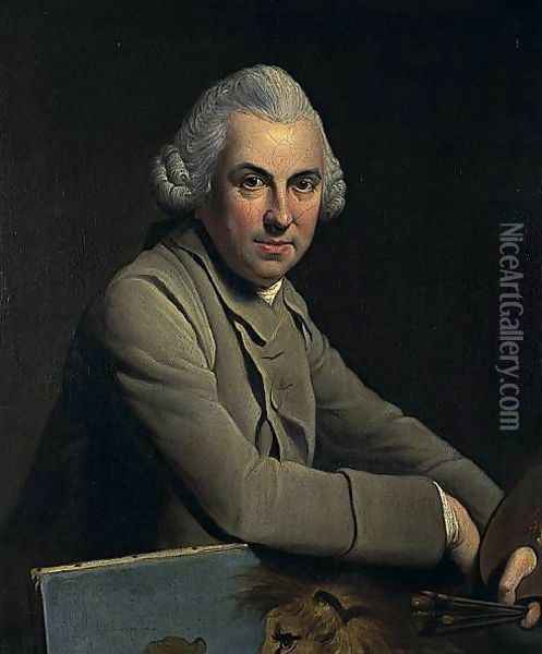 Self Portrait Oil Painting - Charles, I Catton