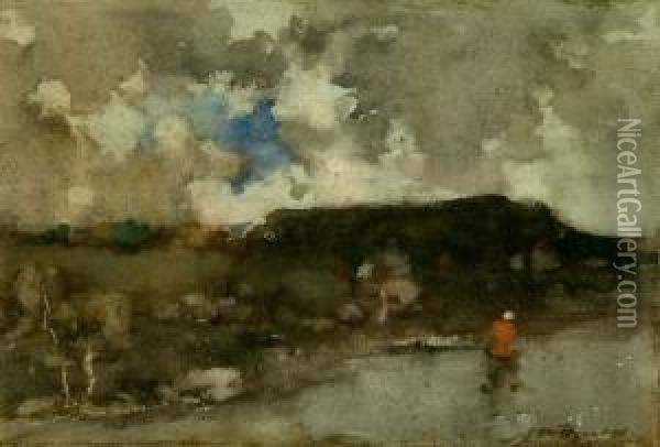 Scottish) Oil Painting - James Watterston Herald