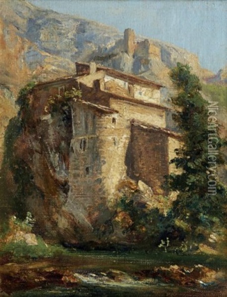 Forteresse Oil Painting - Andre Giroux