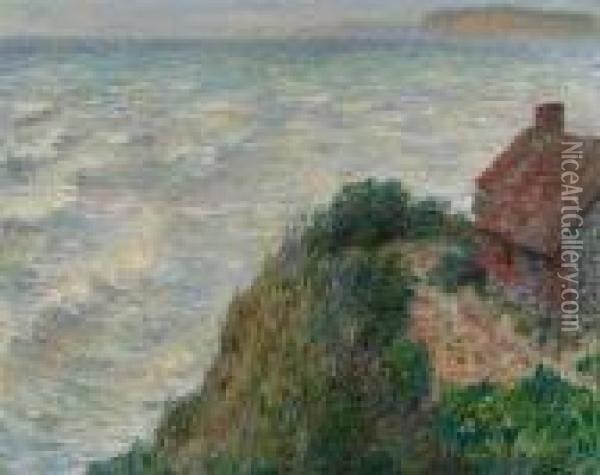Maison De Pecheur Au Petit Ailly Oil Painting - Claude Oscar Monet