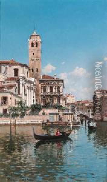 The Palazzo Labia, Venice Oil Painting - Federico del Campo