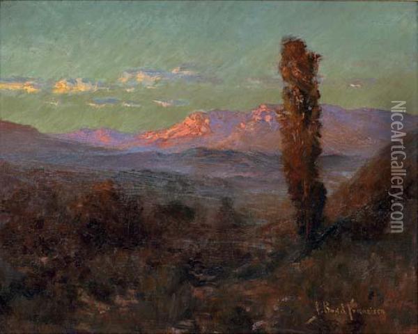 Desert Sunset, New Mexico Oil Painting - John Bond Francisco