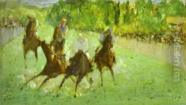 At The Races Oil Painting - Edouard Manet