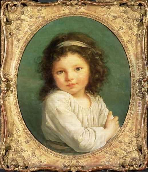 Portrait of Caroline Lalive de la Briche, 1786 Oil Painting - Elisabeth Vigee-Lebrun