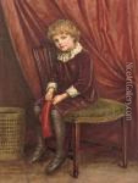 The Red Boy Oil Painting - Kate Greenaway