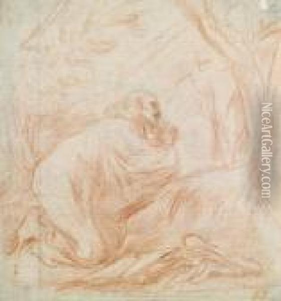 Saint Jerome In The Desert Oil Painting - Pier Francesco Mola