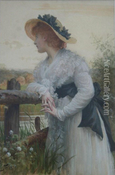 Sophia Oil Painting - Sir Samuel Luke Fildes