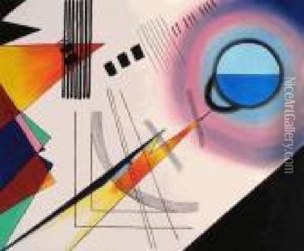 Untitled Oil Painting - Wassily Kandinsky