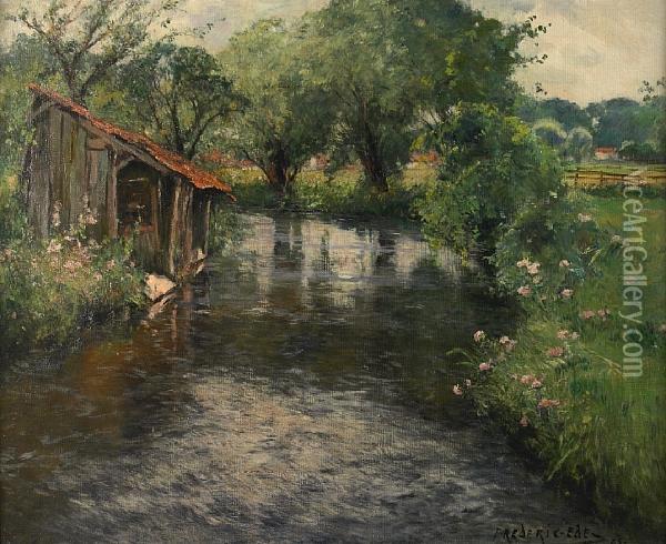 Aux Borde Du Lumain Oil Painting - Frederick Charles Vipont Ede