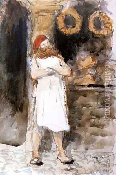 Daily Bread, 1887 Oil Painting - John Petty