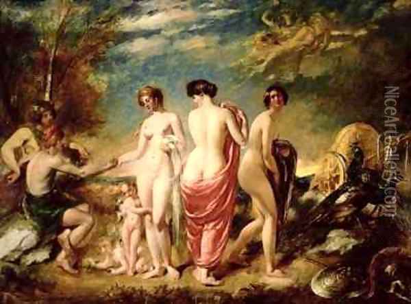The Judgement of Paris 2 Oil Painting - William Etty