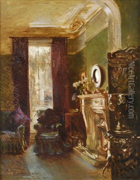 Souvenir Oil Painting - Albert Chevallier Tayler