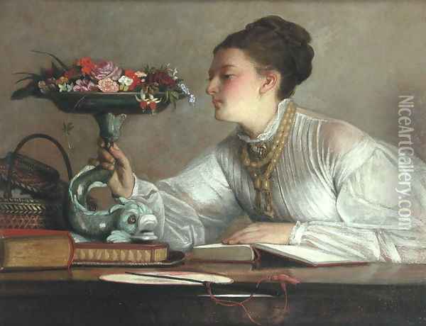 Flowers of the Day Oil Painting - William Frederick Yeames