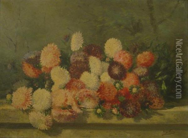 Bouquet De Fleurs Oil Painting - Eugene Frey