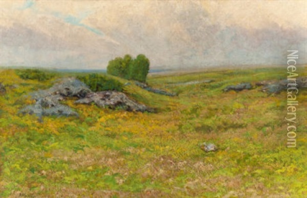 Pastoral Landscape Oil Painting - Henry Hammond Gallison