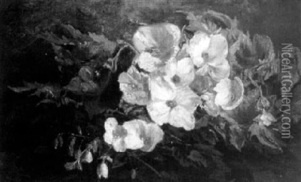A Flower Still Life Oil Painting - Johanna Wilhelmina von Stein-Callenfels