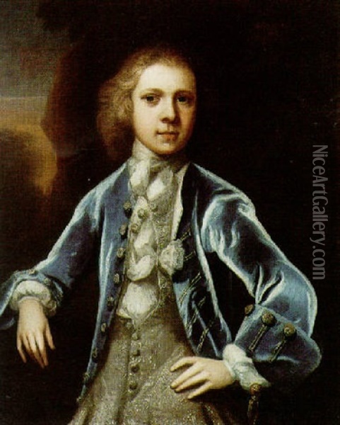 Portrait Of Master Feilding Oil Painting - Thomas Murray