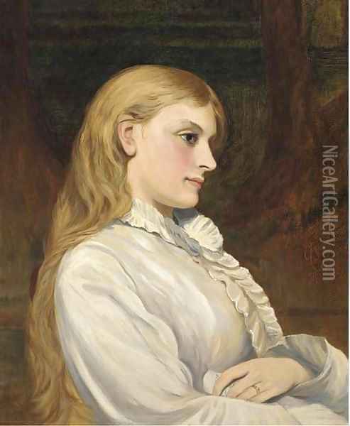The love letter Oil Painting - Charles Sillem Lidderdale