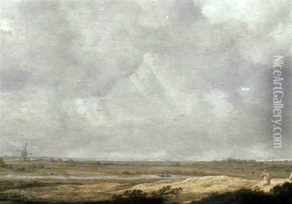 Paysage Panoramique Vers La Ville De Dordrecht Oil Painting - Aelbert Cuyp