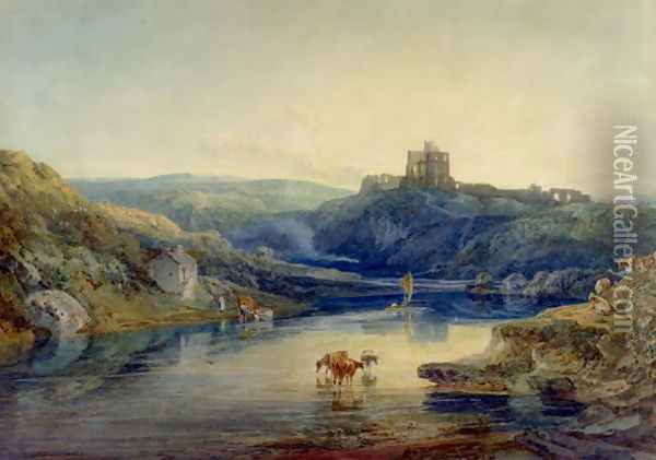 Norham Castle Summers Morn, 1798 Oil Painting - Joseph Mallord William Turner