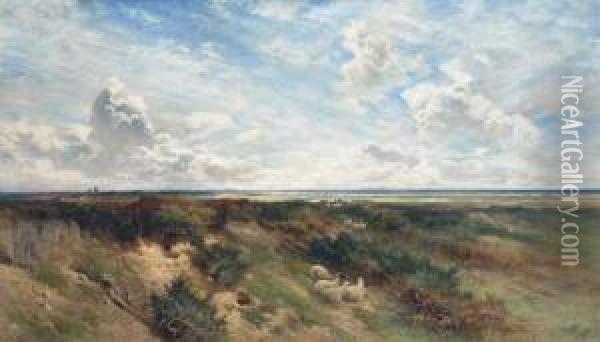 A Breezy Day, Thorpeness Oil Painting - Keeley Halswelle