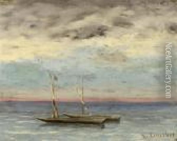 La Mer. Oil Painting - Gustave Courbet