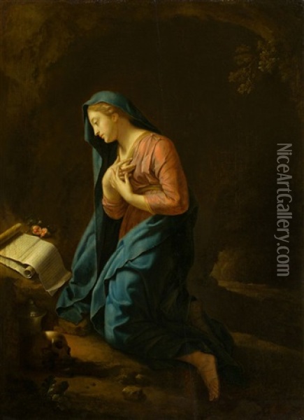 The Penitent Mary Magdalene Oil Painting - Pieter van der Werff