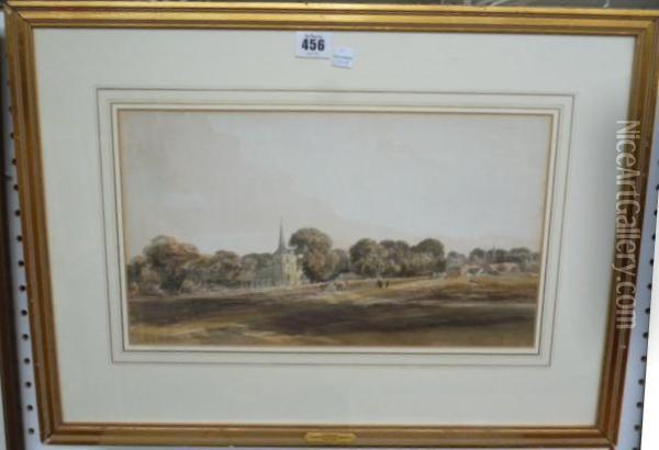 View Of Chislehurst Oil Painting - James Pattison Cockburn