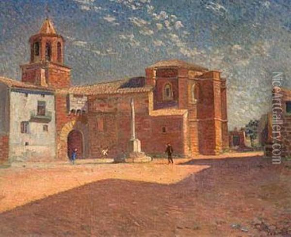 Iglesia De Prades Oil Painting - Ivo Pascual Rodes