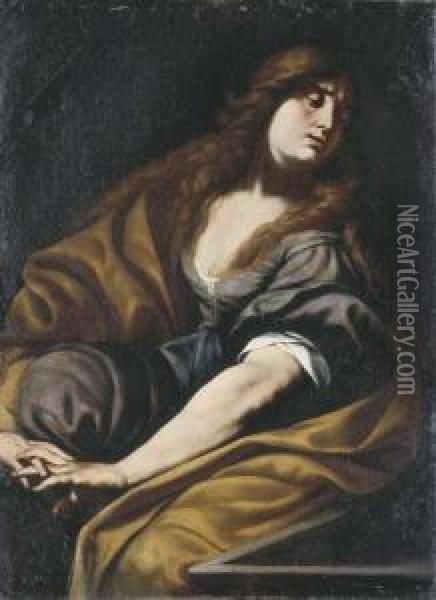 Mary Magdalene Oil Painting - Andrea Vaccaro