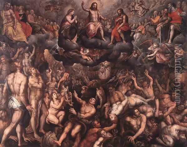 Last Judgment Oil Painting - Raphael