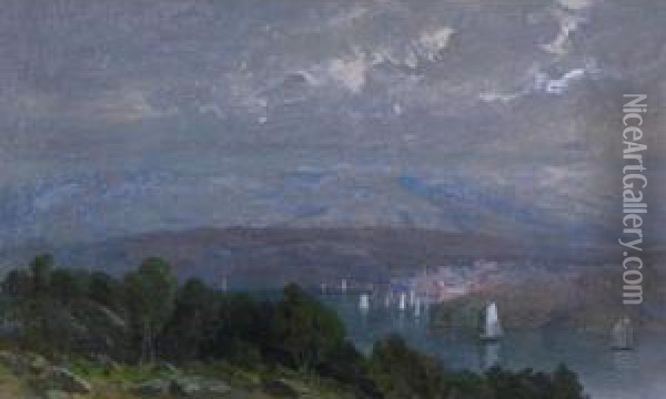West Point Oil Painting - John Ferguson Weir