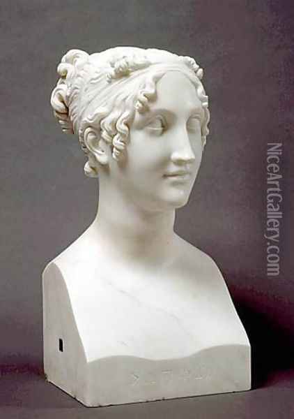 Sappho Oil Painting - Antonio Canova