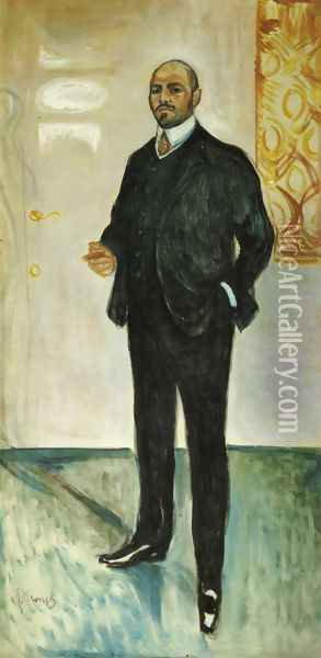 Walter Rathenau 1907 Oil Painting - Edvard Munch