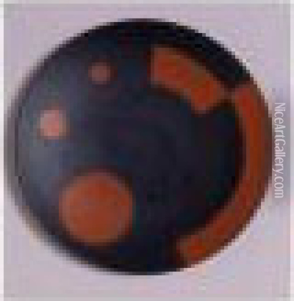 [ceramic Plate] Oil Painting - Eliezer Markowich Lissitzky