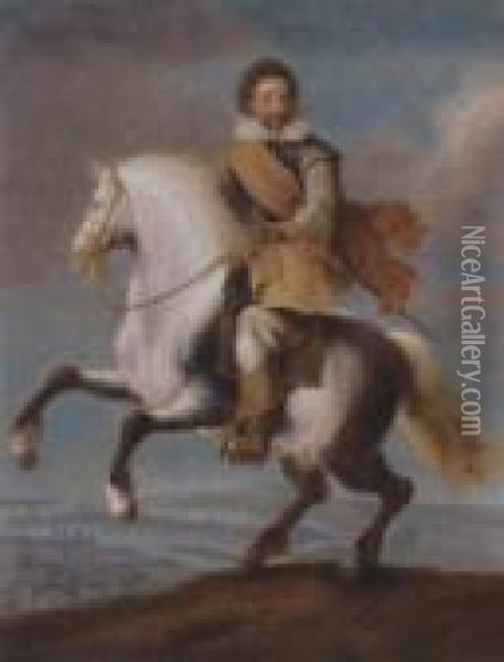 Prince Frederick Heinrich Of The Netherlands Oil Painting - Paulus Van Hillegaert
