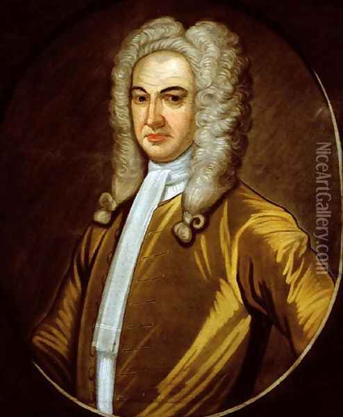 Governor Lewis Morris (1671-1746) c.1726 Oil Painting - John Watson